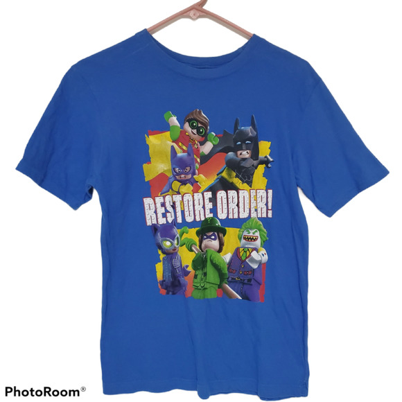 Lego Other - Childs Lego Batman Robin Batgirl Joker Shirt Sz XL